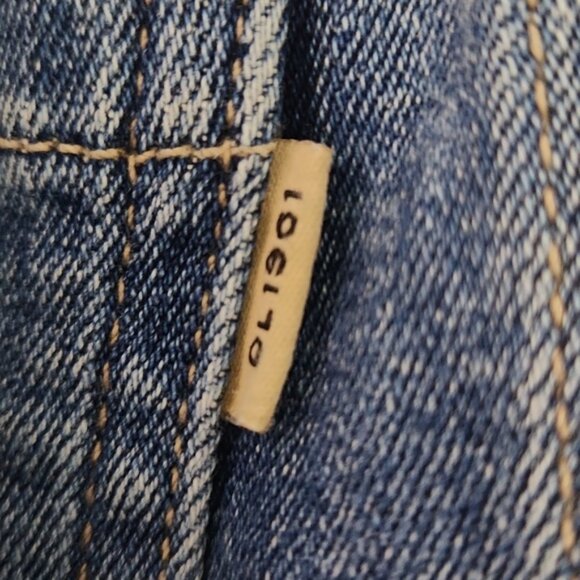 DL 1961 Blue Denim Overalls Size Small - Picture 9 of 10